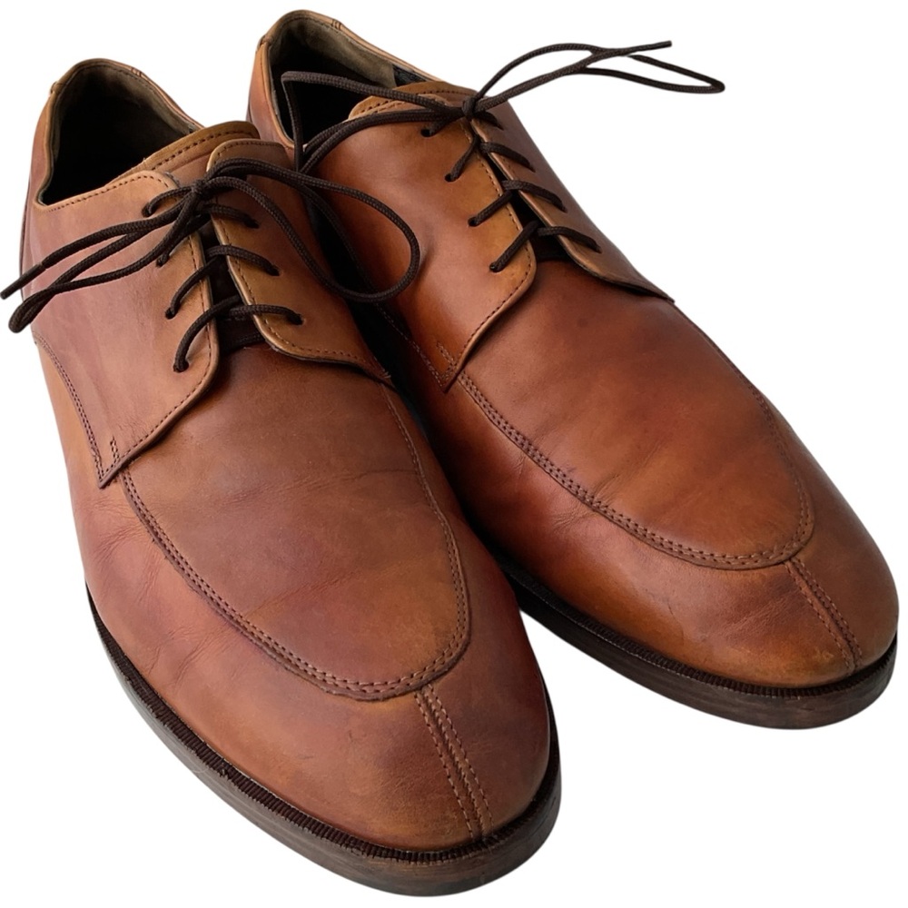 Cole Haan C24157 Grand OS Light Brown Leather Split Oxford Shoes Men’s Size 10.5